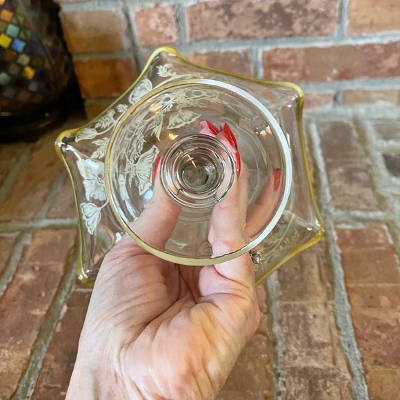 Vtg Silver City Flanders Pedestal Sterling Overlay Pedestal Bowl - Picture 6 of 7